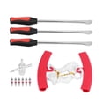 thumbnail image 1 of Motorcycle Bike Professional Wheel Changing Tire Spoons Lever Iron Tool Kit(3*11"), 1 of 2