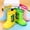 ZB-Pink, variant on Splozh Girls Waterproof Rain Boots Big Kid Toddler Rain Boots for Boys Girls Waterproof Lightweight Flexible Rubber Boots for Kids Green,US 13
