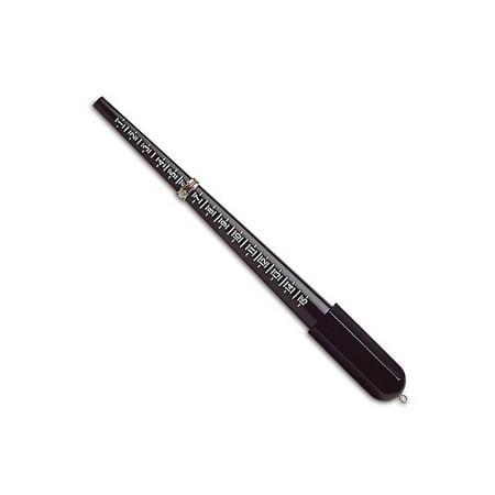 Plastic Ring Stick - Plastic Grooved Ring Sizing Mandrel, Black plastic grooved ring stick has large easy-to-read white markings which measure rings from size 1 to 15.., By Jewelry Displays Boxes