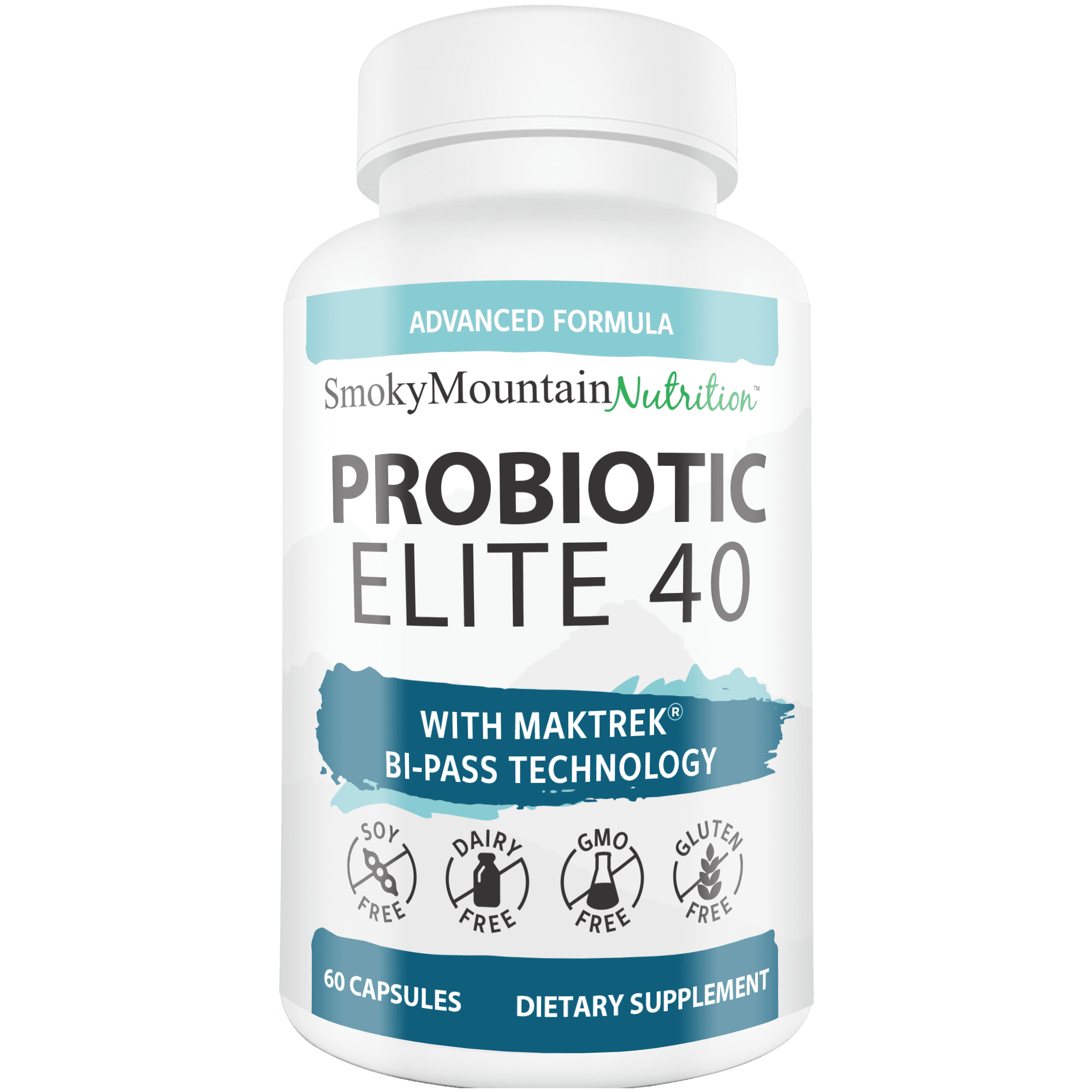 Probiotic 40 Billion CFU Supplement Guaranteed Potency of Probiotics