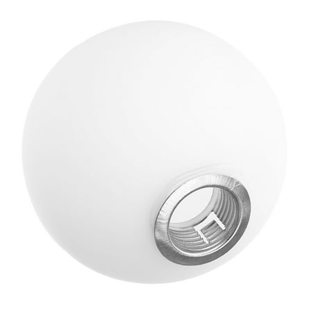 LITINKIMI Glass Globe Bulb Cover White Glass 1Pack Lampshade For Table Lights