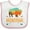 White and Pink, variant on Inktastic Montana Buffalo Silhouette Boys or Girls Baby Bib