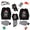 Black, variant on AIGUR Family Matching Christmas Pajama Set Letter Stripe Hat Print Holiday Pajamas Sleepwear Dad Mom Kids PJs