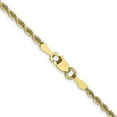 thumbnail image 3 of Primal Gold 10 Karat Yellow Gold 2.00mm Diamond-cut Quadruple Rope Chain, 3 of 4