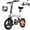 White, variant on 500W Electric Bike,20 mph Folding Electric Bicycle for Adults Teens,Commuter E-Bike with LCD,Battery,Dual Disc Brakes