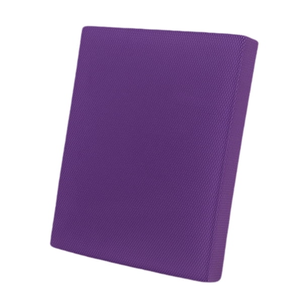 Almohadilla de ejercicios de yoga, bloque de rodilleras de yoga, 50 cm x 40 cm, colchoneta de entrenamiento, almohadilla de equilibrio para ejercicios Púrpura