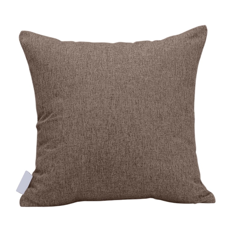 コーヒー　枕 Ke1Clo Coffee Color Linen Pillow Cushion under $5! Modern Lumbar