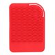 thumbnail image 1 of Almohadilla de aislamiento térmico resistente al calor, tapete plegable para rodillo de pelo eléctrico (rojo), 1 of 8