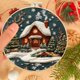 thumbnail image 4 of Fiudx Kit de Casa de Nieve Navideña, Bordado a Mano, Set Completo de Manualidades, Hilos y Agujas de Colores, Decoraciones Personalizadas, Adornos Navideños, Tamaño de 15 Cm, Idea de Regalo Única, 4 of 4