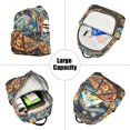 thumbnail image 5 of FORMRS Mini Backpack Purse for Women Quilted Travel Daypack Casual Shoulder Bag, Starry Pizza, 5 of 7