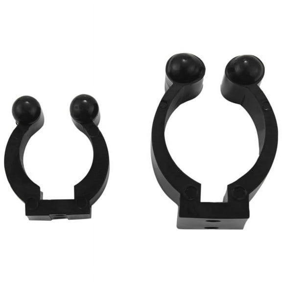 20 Pieces Regular Fishing Rod Storage Clips, Fishing Pole Holder Storage Rack, 2 Style & 10Pcs Each Style - Big for Hold Handle, Small for Hold Your Pole