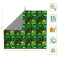 thumbnail image 3 of XMXT Microfiber Drying Mats, Green Smiling Man Print Absorbent Dish Drying Mat for Kitchen Counter, 16 x 18 inches, 3 of 9