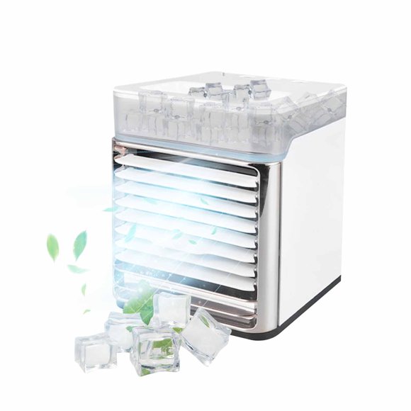 Up to 65% Off!Portable Air Conditioners Cooling Fan 2022 Cooler Fan USB Rechargeable Desk Conditioner 3 Speed Desk Fan