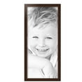 thumbnail image 2 of ArtToFrames 11" x 25" Walnut Picture Frame, 11x25 inch Brown MDF Poster Frame (WOM-4094),  Pack, 2 of 8