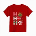 thumbnail image 4 of sdbrld Kids Merry Christmas T-Shirt Girls Cute Short Sleeve Tee for Fall Holiday Party and Xmas Gifts Red Sizes 1-2 Years, 4 of 4