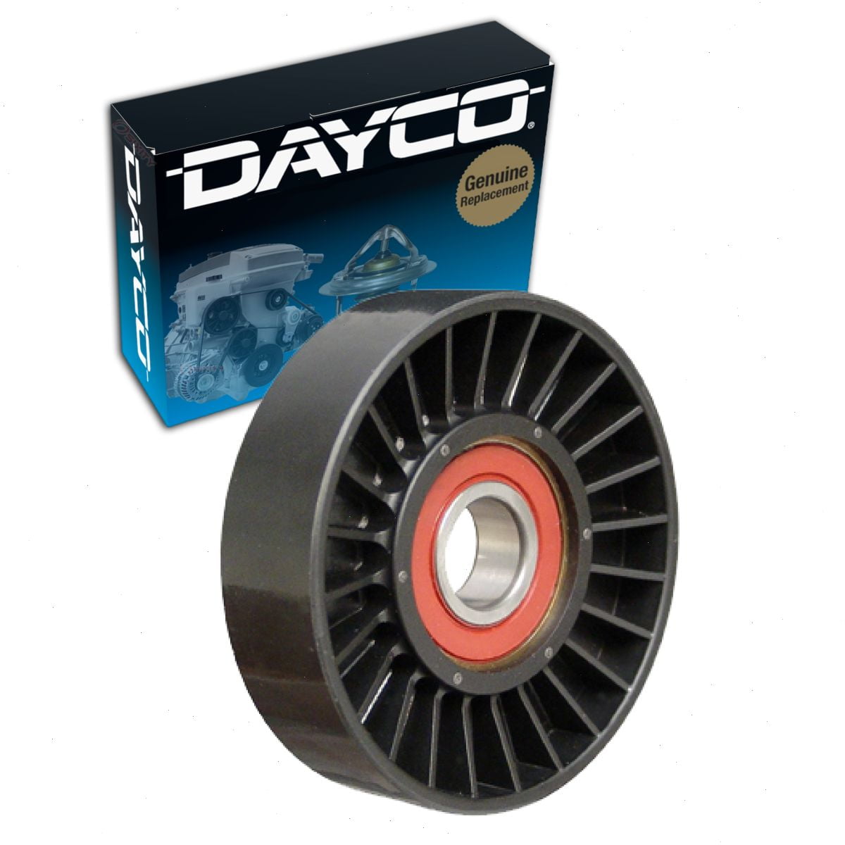 Dayco 89102 Heavy Duty Pulley - OEM Replacement Belt Pulley For Various Vehicles