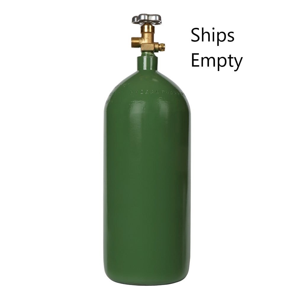 Oyx-Acetylene Welding Cylinder Set - 40 cu ft. Acetylene and Oxygen Tanks DOT Approved - Ships Empty