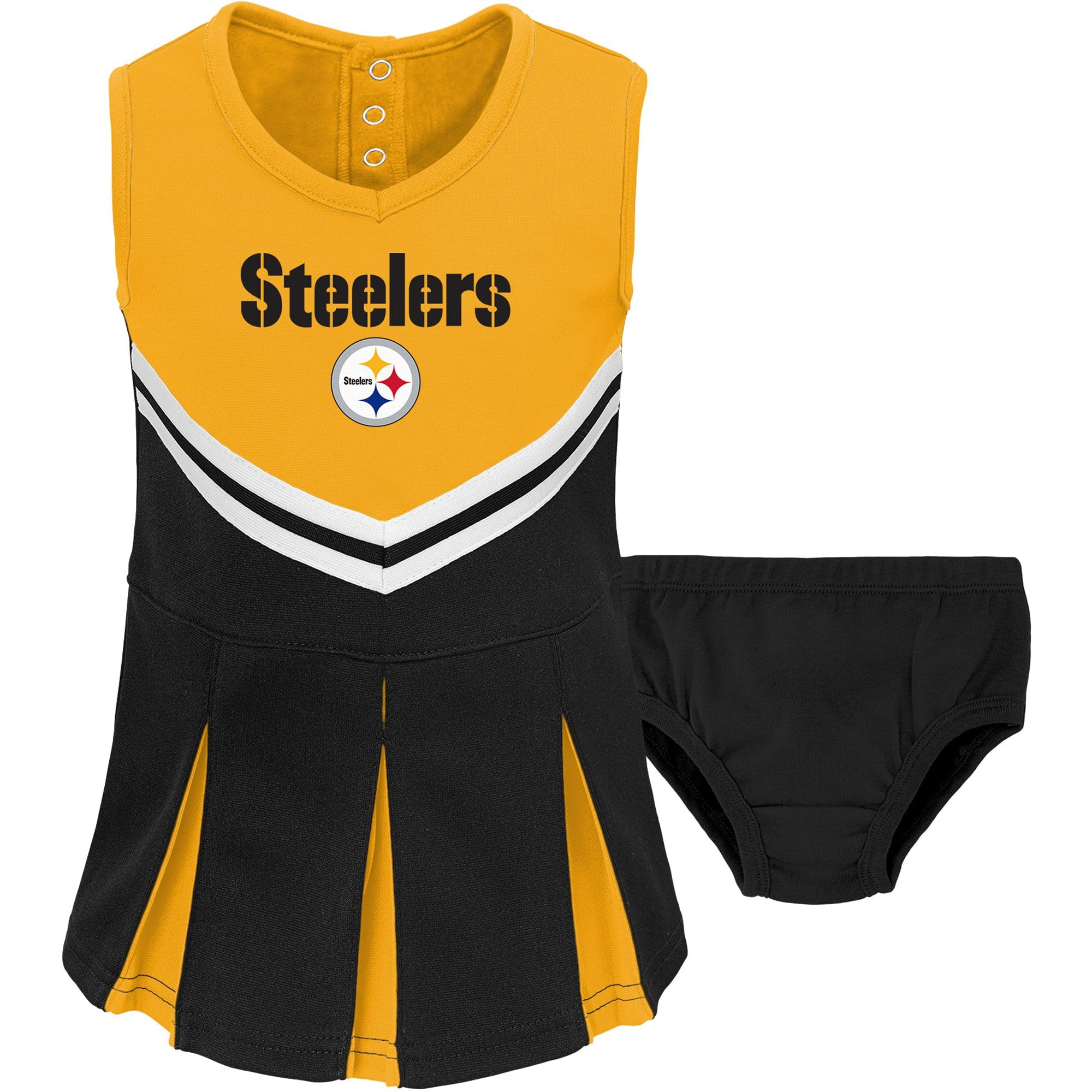 baby steelers cheerleader outfit
