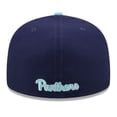 thumbnail image 4 of Men's New Era Navy/Light Blue Pitt Panthers 59FIFTY Fitted Hat, 4 of 6