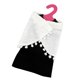thumbnail image 1 of Vestido de Moda + Chal Blanco + Suspensión de Ropa para 18 Pulgadas Americana Muchacha Doll Sunnimix Mantón de la felpa de las muñecas, 1 of 7