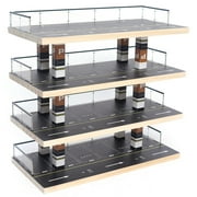 DENEST Diorama 1:64 Scale Parking Car Parking Lot Model Diorama Vehicle Garage Showcase