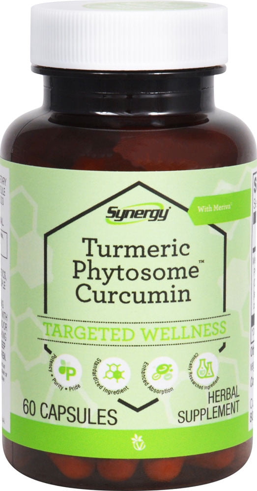 Synergy Turmeric Phytosome Curcumin With Meriva 500 Mg 60 Capsules
