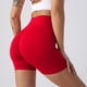 thumbnail image 2 of Pantalones cortos sin costuras para mujer con efecto lifting - Pantalones cortos de gimnasio y yoga de cintura alta, control de abdomen, nailon y spandex, tallas S-XL, 2 of 4