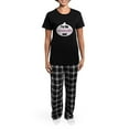 thumbnail image 4 of CafePress - I'm The Sarcastic One! Women's Dark Pajamas - Women's Short Sleeve Print T-Shirt and Pants Dark Cotton Pajama Set, 4 of 7
