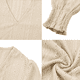 thumbnail image 5 of Blusas de manga larga, suéteres, tops básicos de cuello en V., 5 of 6