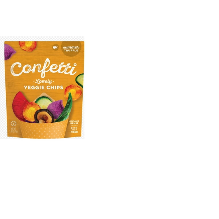 2 pack) Confetti Snacks Lovely Veggie Chips - Summer Truffle Net