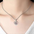 thumbnail image 1 of StatementNecklaces Fashionable and new peach heart-shaped pendant necklace--PK-Model code 27671 PK, 1 of 3
