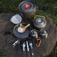 thumbnail image 4 of Utensilios de cocina al aire libre Cola Juego de Hervidor de té antiadherente para acampar, 4 of 8