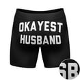 thumbnail image 4 of Mens Okayest Husband Boxer Briefs Funny Gift from Wife Humor Novelty Underwear Gag, 4 of 6