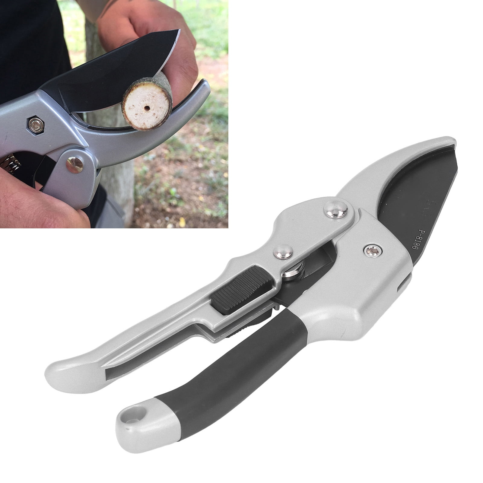 Branch Scissor, Rustproof Pruning Shears Labor Saving Safe  For Agriculture