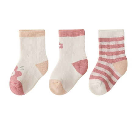 

Heiheiup Sports Socks Stopper Socks Kids Winter Flock Thick Socks High Cotton Socks Women