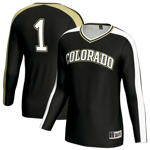 Youth GameDay Greats Black Colorado Buffaloes #1 Lightweight Volleyball Fashion Jersey