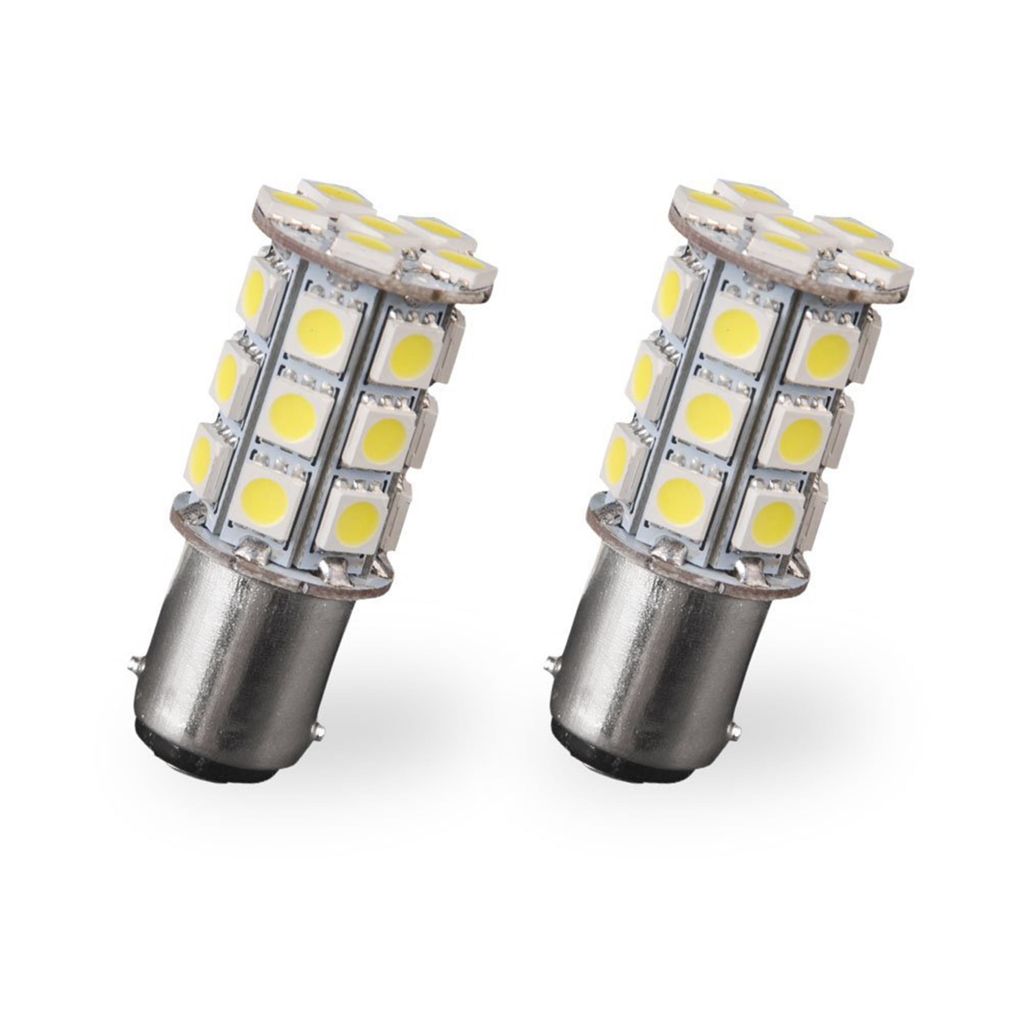 6000K White 3157 Smd 80-LED Stop/Brake & Tail Light Bulbs/Bulb Combo 2 Pairs