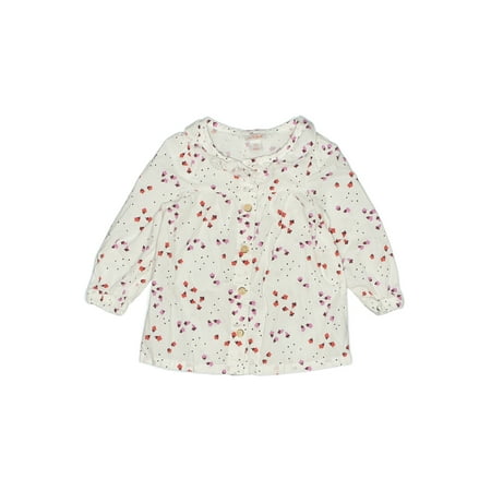 

Pre-Owned Carter s Girl s Size 18 Mo Short Sleeve Button-Down Shirt