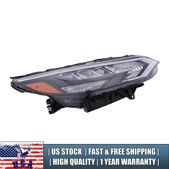 Led Headlight Assembly RH Passenger Side Fits For Nissan Sentra SR 2024-2025
