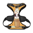 thumbnail image 5 of XMXY No Pull Dog Harness, Ice Cream Adjustable Reflective Pet Harness with Oxford Vest, X-Large Size, 5 of 9