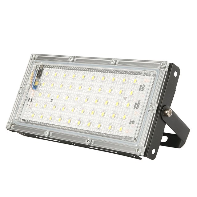 Projecteur Led 50W Étanche IP66 Réflecteur Extérieur Lampe de Jardin AC 220V Projecteur Éclairage de Rue