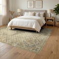 thumbnail image 3 of ODIKA 6'x9' Washable Area Rug Boho Trellis Distressed Scroll Border Motif Honeycomb Vintage Flowing Dynamic for Family Room, Living Mater Bedroom, Non-Slip, Easy Care, 3 of 7