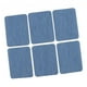 thumbnail image 4 of 6x material, parches de tela kit de reparación de plancha rectángulo, parches termoadhesivos, termoadhesivos Azul claro, 4 of 5