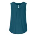 thumbnail image 6 of LYXSSBYX Womens Tank Tops Clearance Women's Loose and Slim Sleeveless Button Round Neck Vest in Summer, 6 of 7