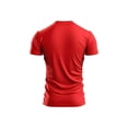 thumbnail image 2 of Playera Slim Fit Unisex Cuello Redondo Manga Corta Strech Color Rojo Talla Chica Marca Emil SaEs, 2 of 4