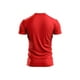 thumbnail image 2 of Playera Slim Fit Unisex Cuello Redondo Manga Corta Strech Color Rojo Talla Grande Marca Emil SaEs, 2 of 4