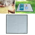 thumbnail image 2 of LOVIVER Tapis de Feu Carré Tapis de Protection pour Barbecue Extérieur m, 2 of 6