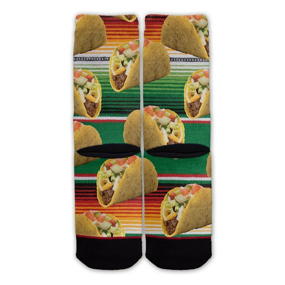Function - Taco Mexican Blanket Fashion Socks
