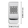 thumbnail image 2 of Stainless Steel Celtic Sailor's Knot Classic Slim Money Clip Credit Card Holder, 2 of 2