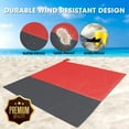 thumbnail image 3 of Cerem 83" x 79" Lightweight Beach Blanket, 3 of 7